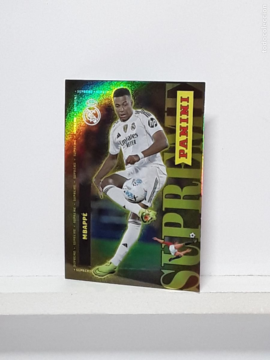 Football Stickers: CLUB REAL MADRID OFICIAL 2025 2026 25 26 ALBUM PANINI LIGA N S3 S 3 SUPREME KYLIAN MBAPPE