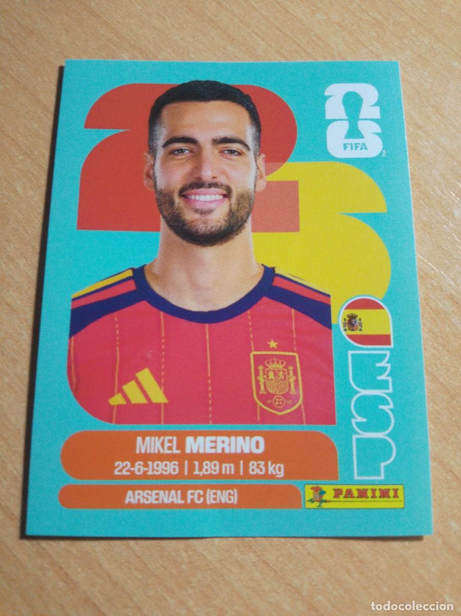 Fu&szlig;ball-Sticker: ESP 14 MIKEL MERINO ESPA&Ntilde;A MUNDIAL FIFA WORLD CUP 2026 26 PANINI STICKERS NUEVO