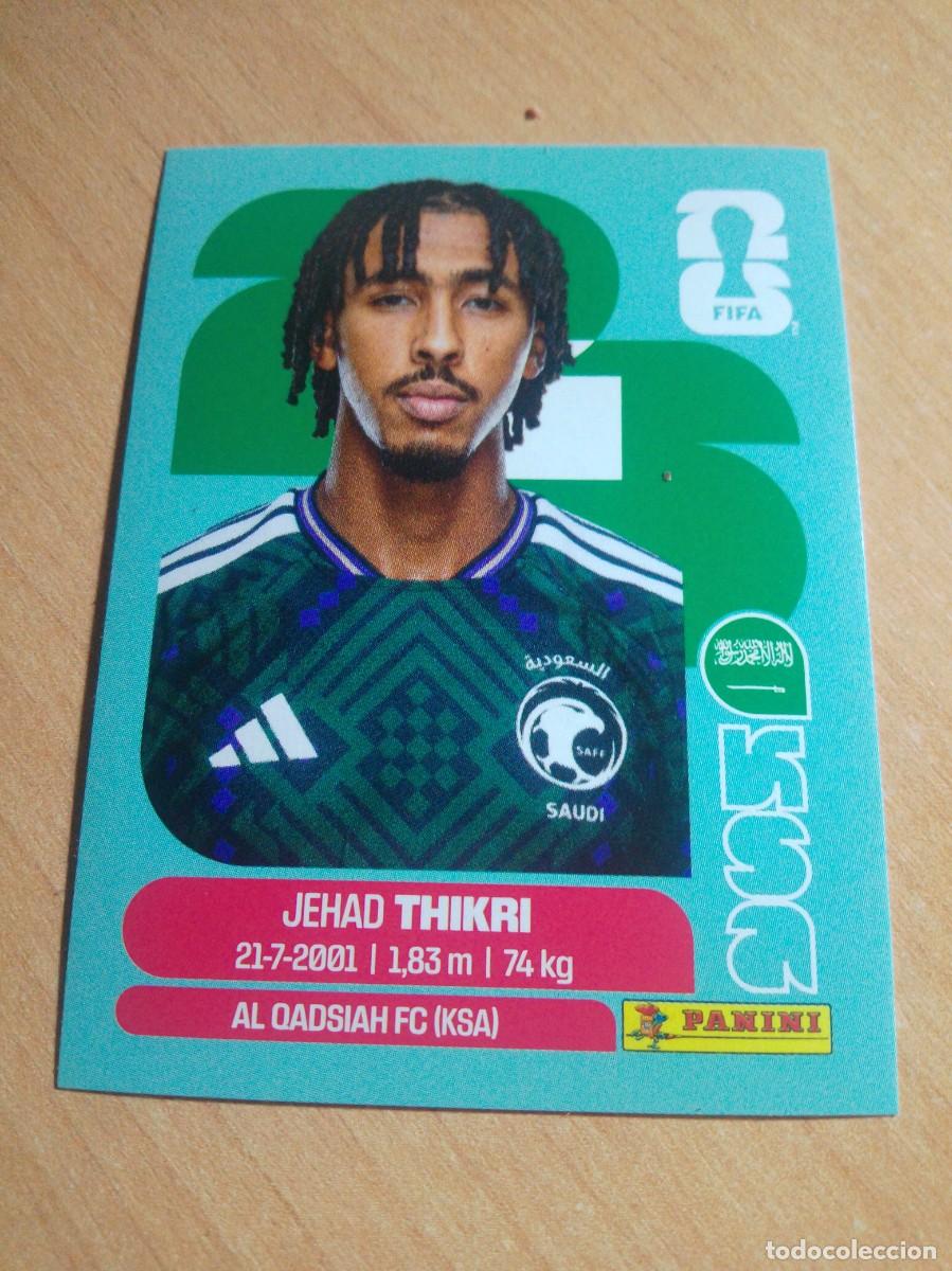 Cromos de f&uacute;tbol: KSA 6 THIKRI ARABIA SAUDI MUNDIAL FIFA WORLD CUP 2026 26 PANINI STICKERS NUEVO