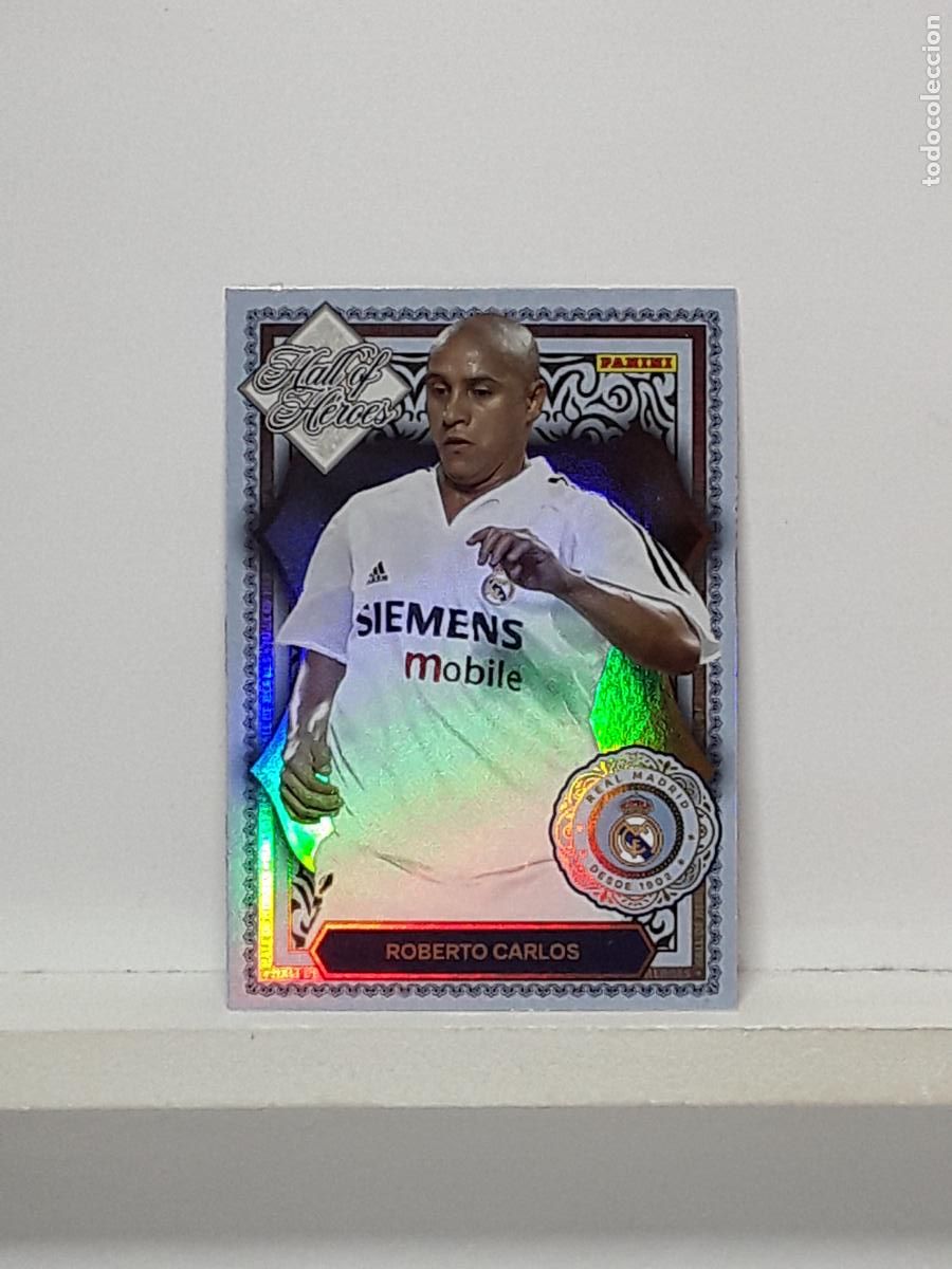 Cromos de Futebol: CLUB REAL MADRID OFICIAL 2025 2026 25 26 ALBUM PANINI LIGA N HH3 HH 3 HALL OF HEROES ROBERTO CARLOS