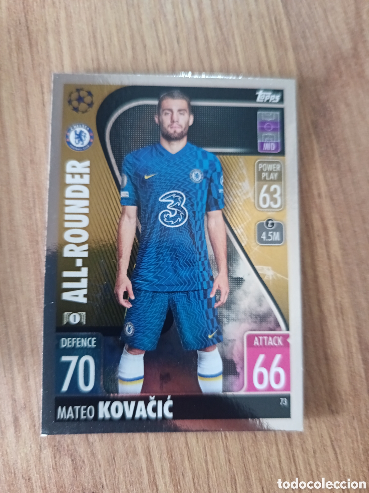 Cromos de f&uacute;tbol: 73 Kovacic CHAMPIONS LEAGUE MATCH ATTAX TOPPS 2021-2022 21-22