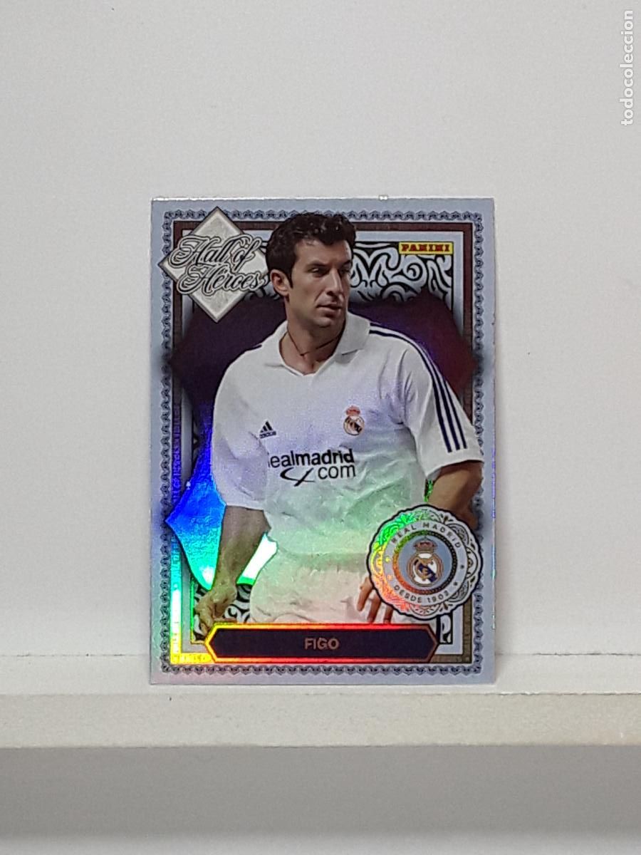 Cromos de f&uacute;tbol: CLUB REAL MADRID OFICIAL 2025 2026 25 26 ALBUM PANINI LIGA N HH4 HH 4 HALL OF HEROES FIGO