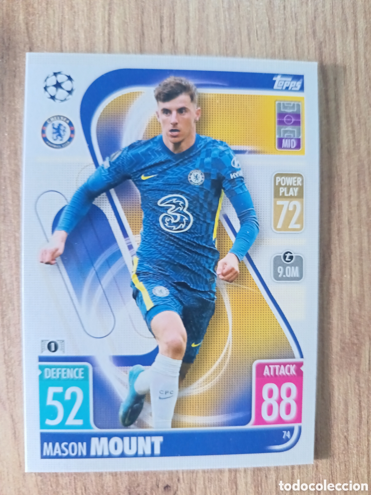 Cromos de f&uacute;tbol: 74 Mount CHAMPIONS LEAGUE MATCH ATTAX TOPPS 2021-2022 21-22