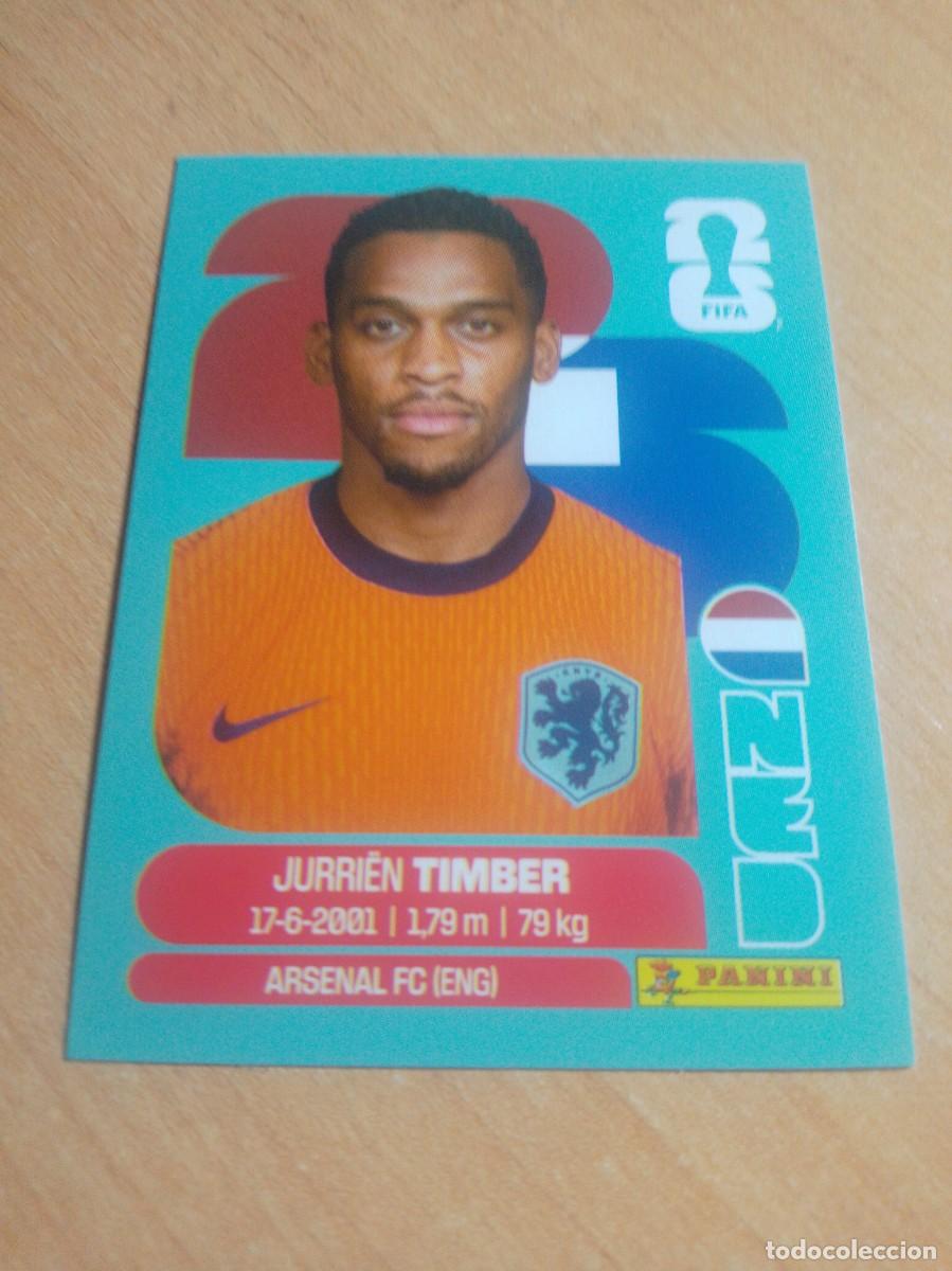 Cromos de f&uacute;tbol: TIMBER PA&Iacute;SES BAJOS NED 5 MUNDIAL FIFA WORLD CUP 2026 26 PANINI STICKERS NUEVO