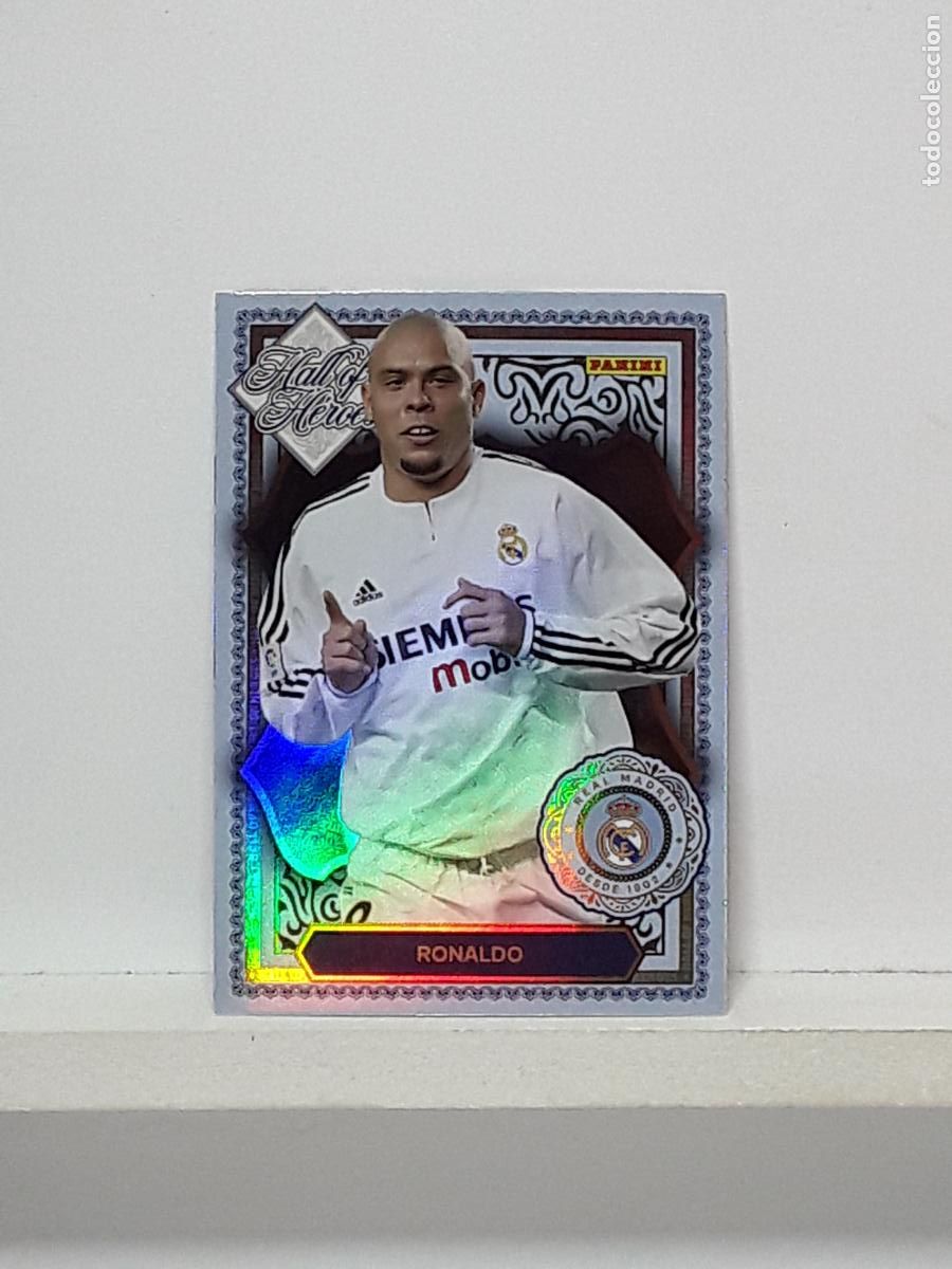 Cromos de f&uacute;tbol: CLUB REAL MADRID OFICIAL 2025 2026 25 26 ALBUM PANINI LIGA N HH6 HH 6 HALL OF HEROES RONALDO