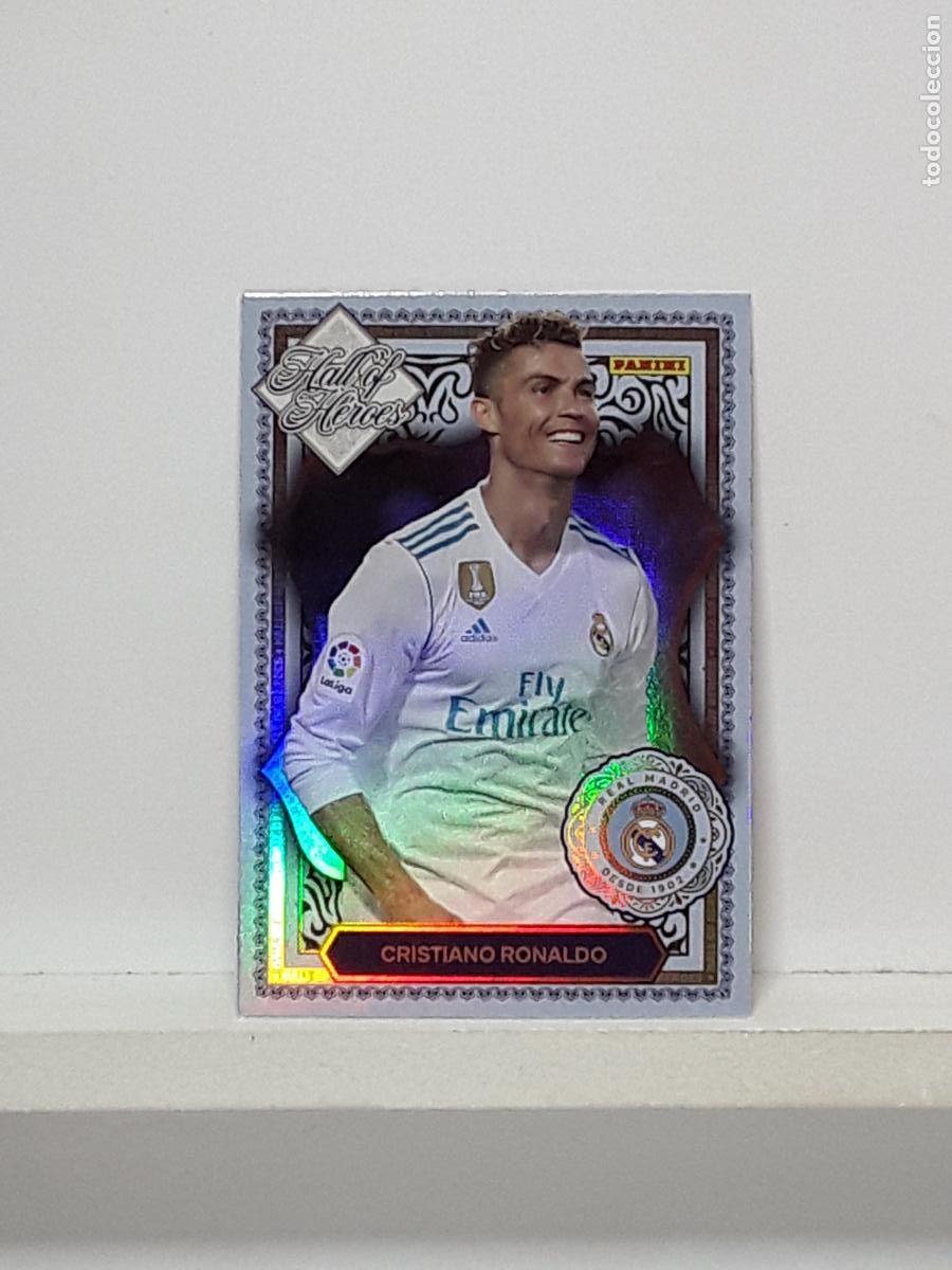 Cromos de f&uacute;tbol: CLUB REAL MADRID OFICIAL 2025 2026 25 26 ALBUM PANINI LIGA N HH10 HH 10 HALL HEROE CRISTIANO RONALDO