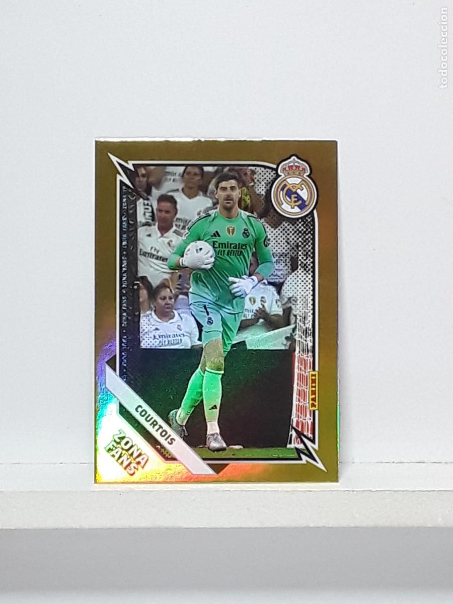 Cromos de f&uacute;tbol: CLUB REAL MADRID OFICIAL 2025 2026 25 26 ALBUM PANINI LIGA N KO30 KO 30 ZONA FANS KROMIX COURTOIS