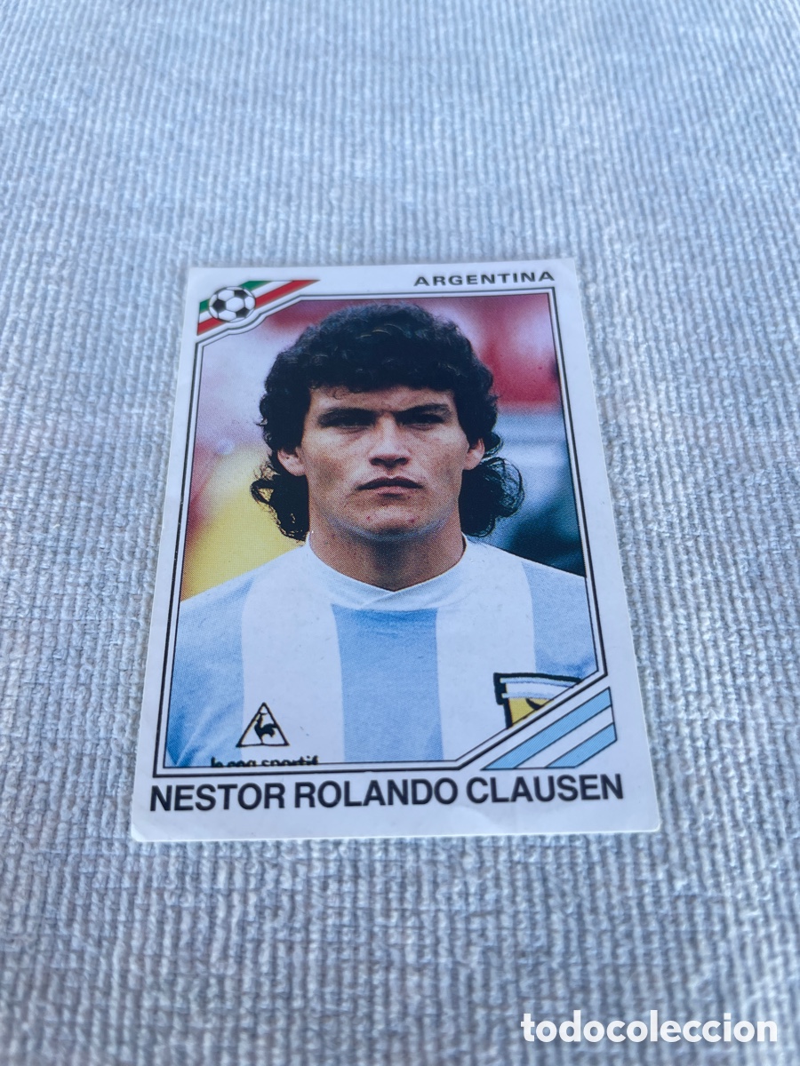 Cromos de f&uacute;tbol: MEXICO 86 cromo 75 NESTOR ROLANDO CLAUSEN Sin Pegar