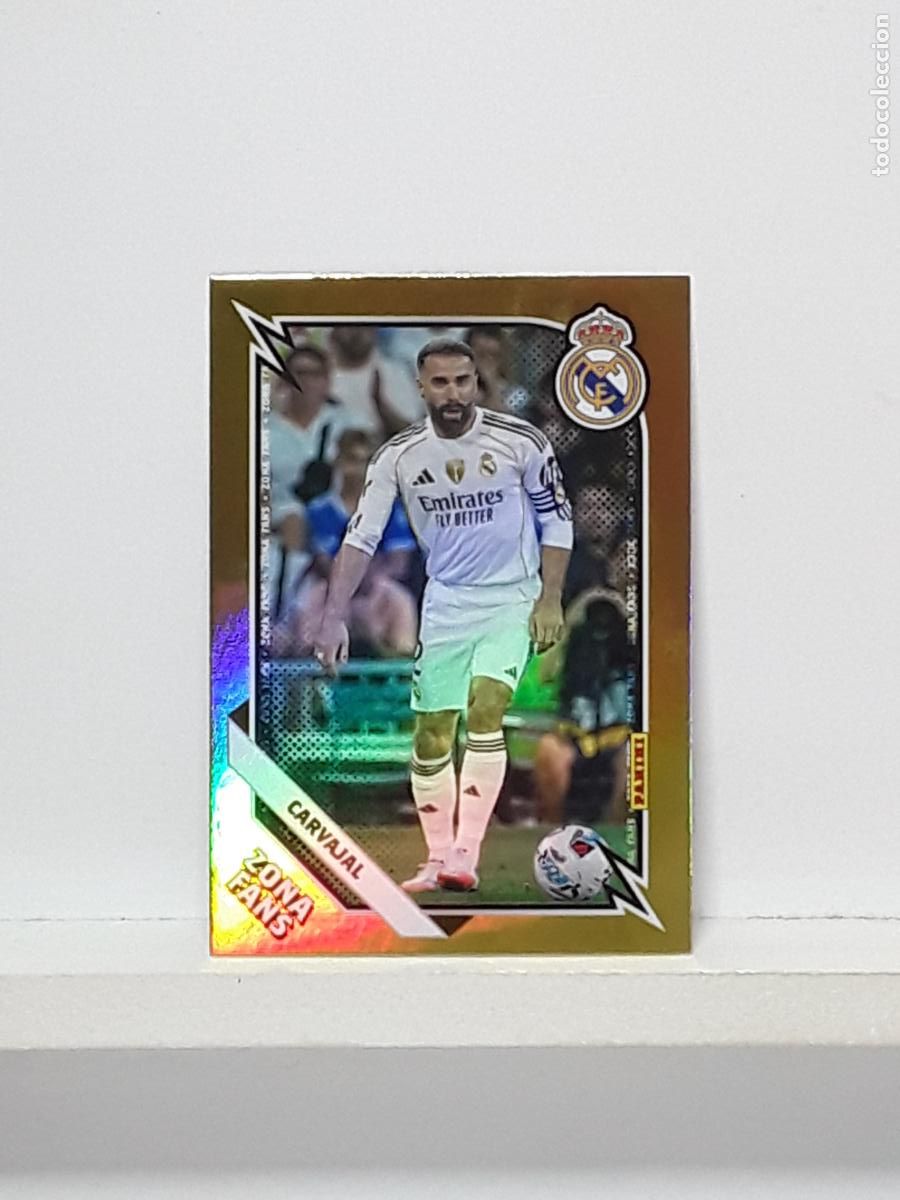 Cromos de f&uacute;tbol: CLUB REAL MADRID OFICIAL 2025 2026 25 26 ALBUM PANINI LIGA N KO31 KO 31 ZONA FANS KROMIX CARVAJAL