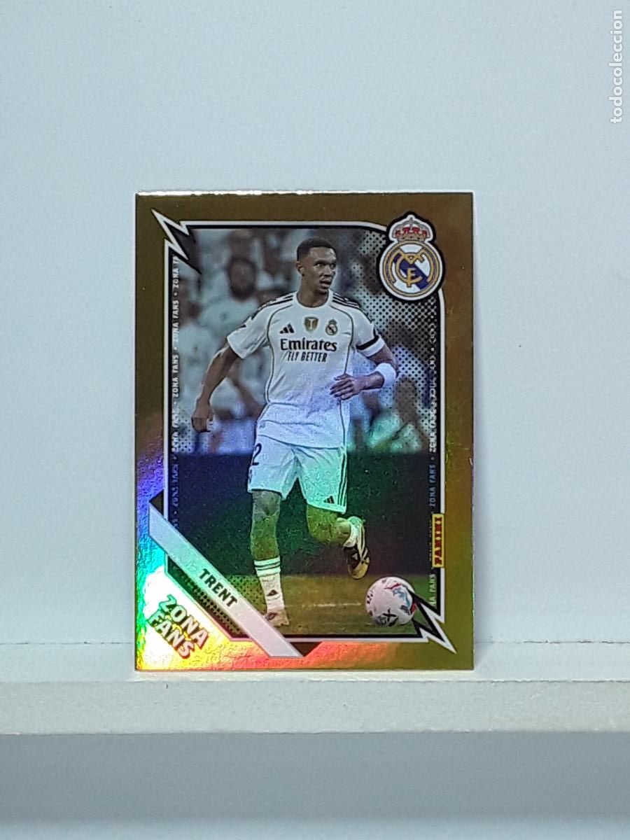 Cromos de f&uacute;tbol: CLUB REAL MADRID OFICIAL 2025 2026 25 26 ALBUM PANINI LIGA N KO32 KO 32 ZONA FANS KROMIX TRENT