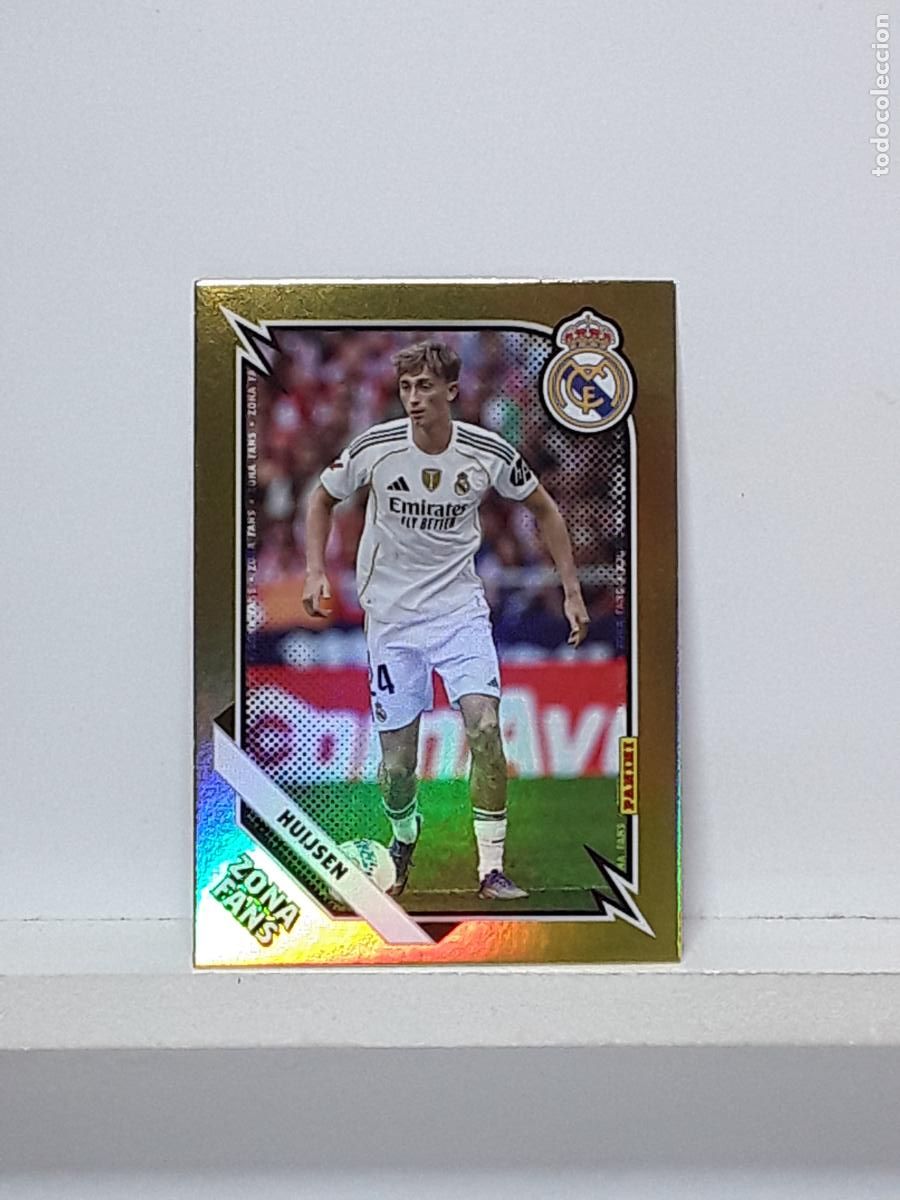 Cromos de f&uacute;tbol: CLUB REAL MADRID OFICIAL 2025 2026 25 26 ALBUM PANINI LIGA N KO34 KO 34 ZONA FANS KROMIX HUIJSEN