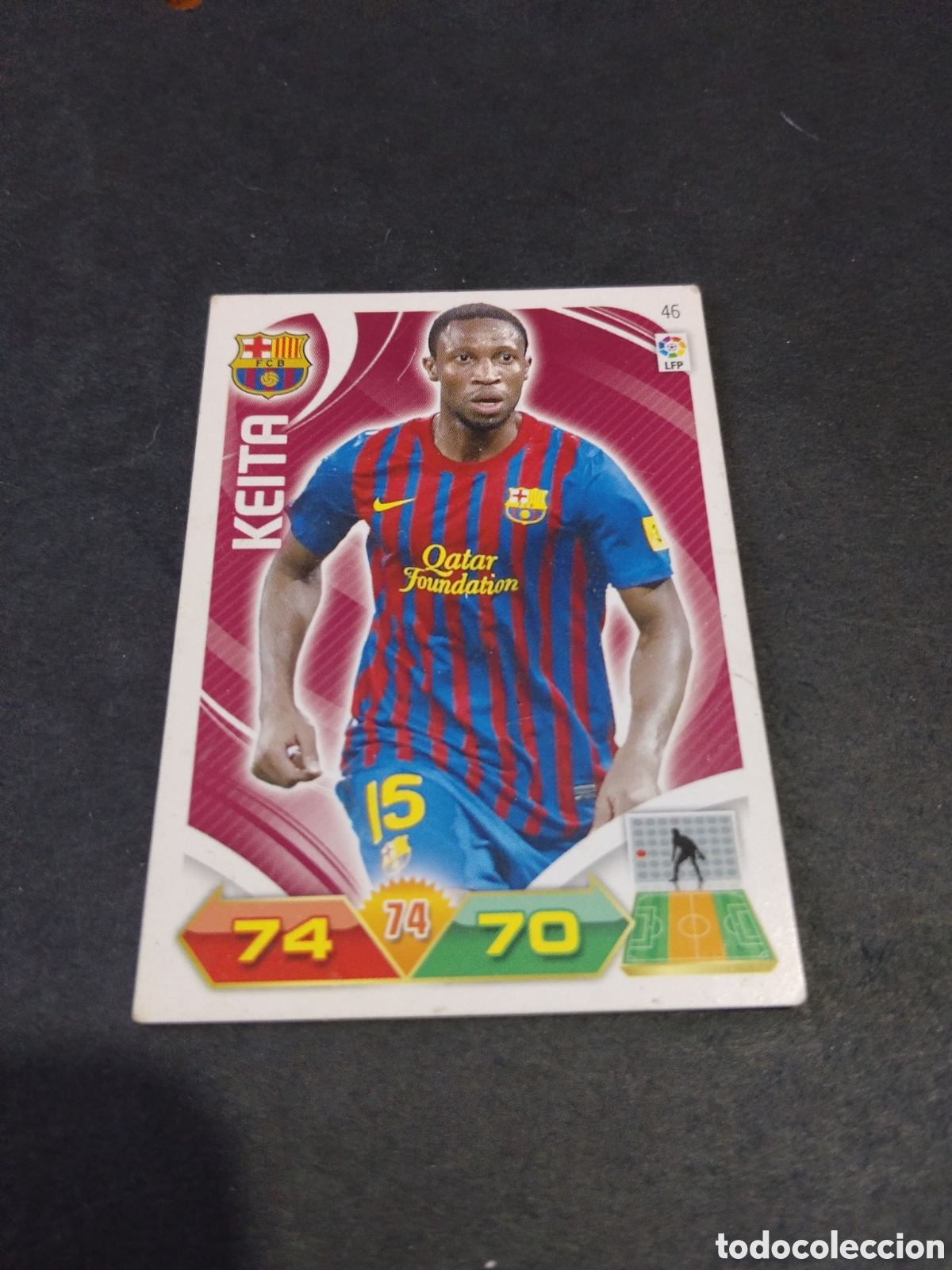 Cromos de f&uacute;tbol: QCromo futbol 2011-2012 Adrenalyn, Keita