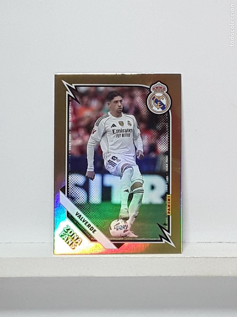 Cromos de f&uacute;tbol: CLUB REAL MADRID OFICIAL 2025 2026 25 26 ALBUM PANINI LIGA N KO37 KO 37 ZONA FANS KROMIX VALVERDE