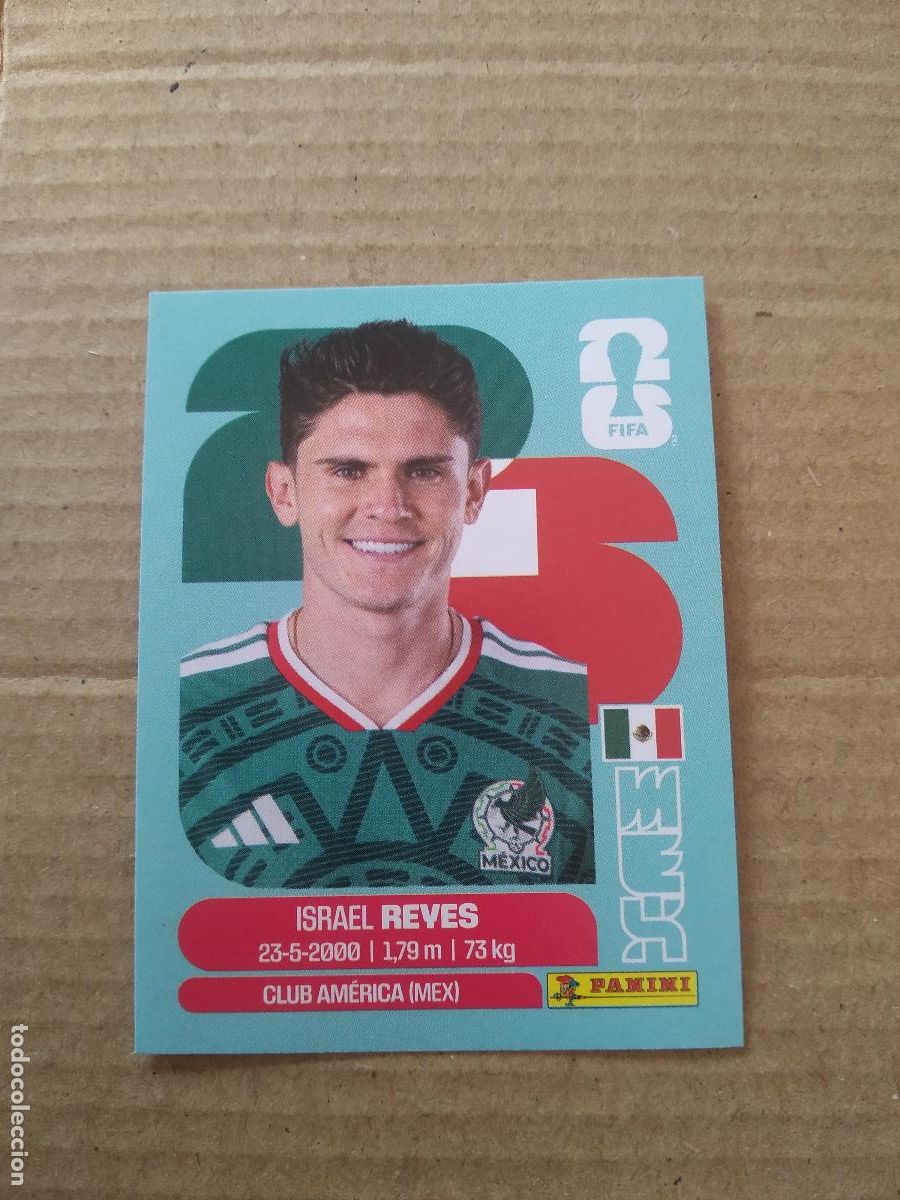 Cromos de f&uacute;tbol: MEX 7 ISRAEL REYES MEXICO CROMO FUTBOL PANINI MUNDIAL 2026 WORLD CUP COPA DEL MUNDO
