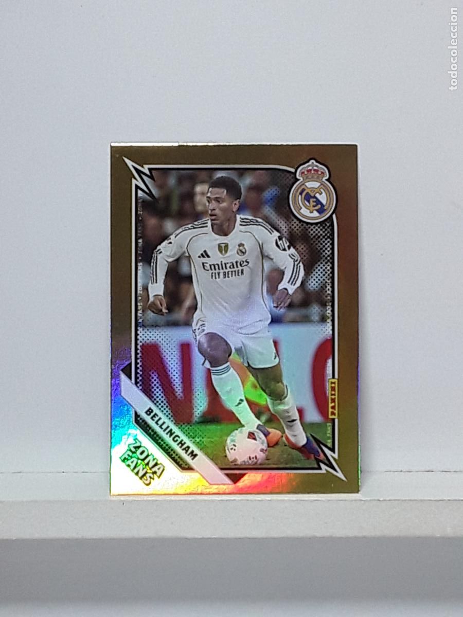 Cromos de f&uacute;tbol: CLUB REAL MADRID OFICIAL 2025 2026 25 26 ALBUM PANINI LIGA N KO38 KO 38 ZONA FANS KROMIX BELLINGHAM
