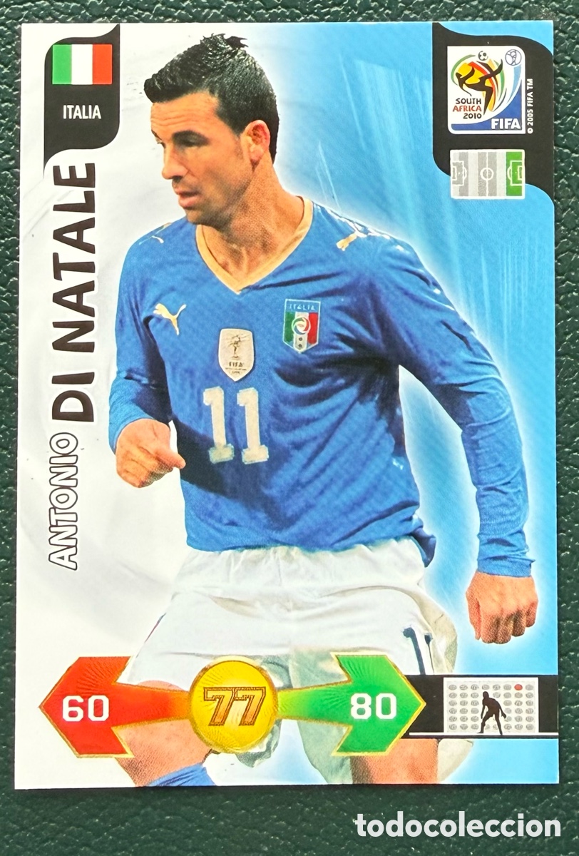 Cromos de Futebol: ANTONIO DI NATALE ITALIA FICHAS ALBUM ADRENALYN XL MUNDIAL SOUTH AFRICA 2010