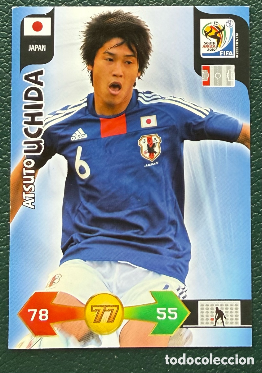 Cromos de Futebol: ATSUTO UCHIDA JAPON FICHAS ALBUM ADRENALYN XL MUNDIAL SOUTH AFRICA 2010