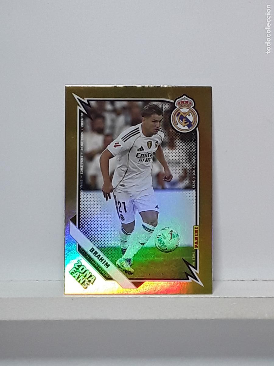Cromos de f&uacute;tbol: CLUB REAL MADRID OFICIAL 2025 2026 25 26 ALBUM PANINI LIGA N KO41 KO 41 ZONA FANS KROMIX BRAHIM DIAZ