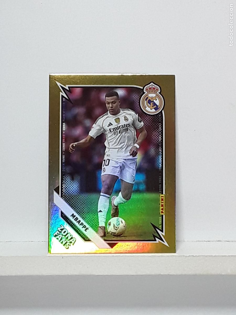 Cromos de f&uacute;tbol: CLUB REAL MADRID OFICIAL 2025 2026 25 26 ALBUM PANINI LIGA N KO42 KO 42 ZONA FANS KROMIX MBAPPE