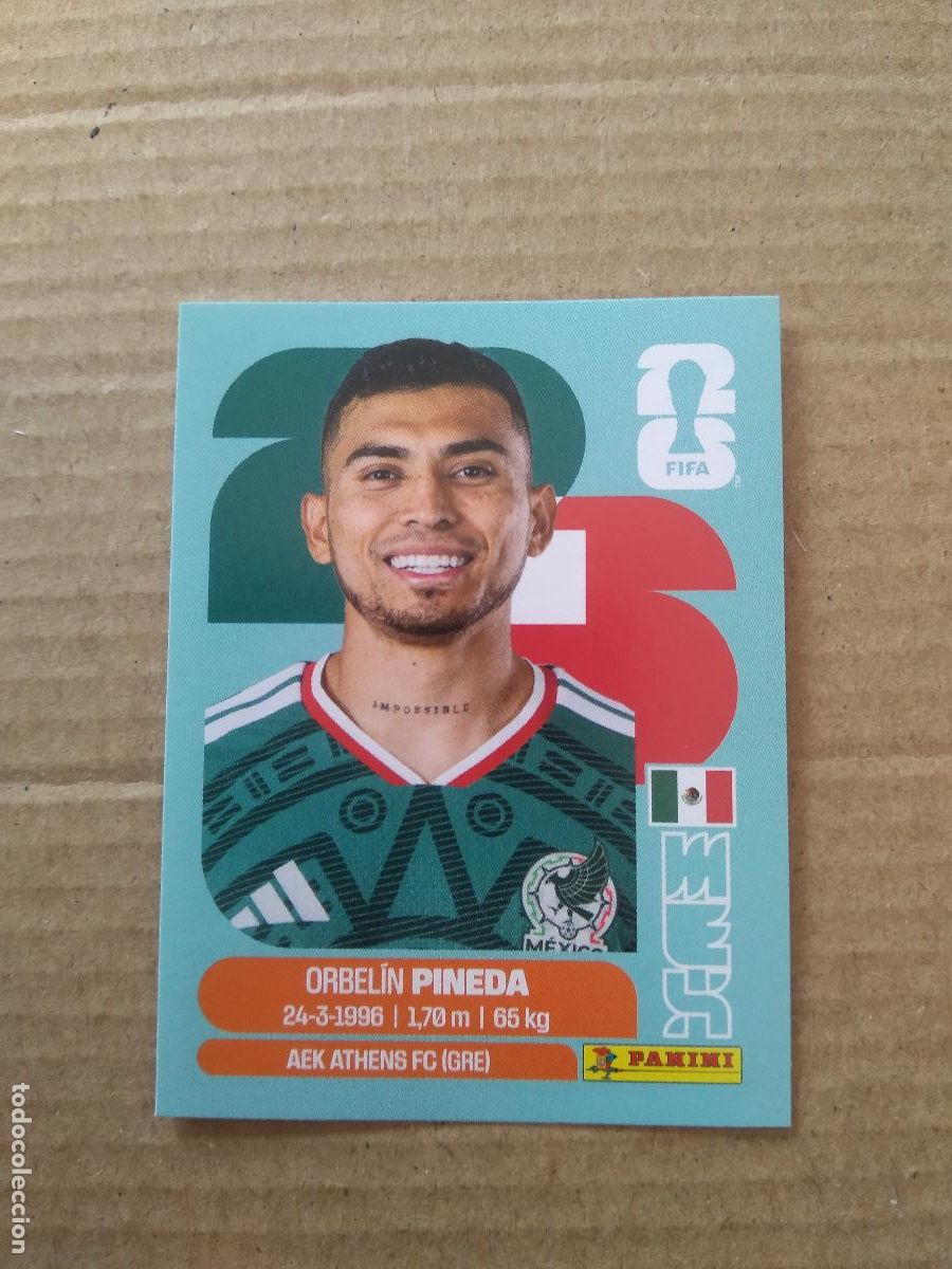 Cromos de f&uacute;tbol: MEX 11 ORBELIN PINEDA MEXICO CROMO FUTBOL PANINI MUNDIAL 2026 WORLD CUP COPA DEL MUNDO