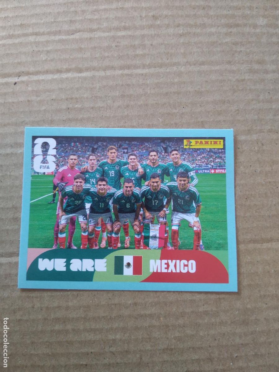 Cromos de f&uacute;tbol: MEX 13 EQUIPO PLANTILLA MEXICO CROMO FUTBOL PANINI MUNDIAL 2026 WORLD CUP COPA DEL MUNDO