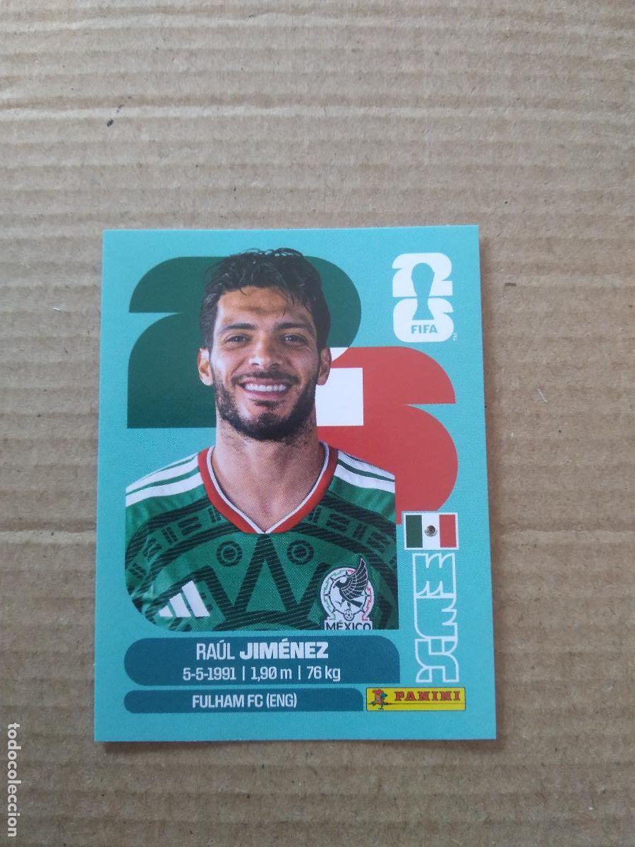 Cromos de f&uacute;tbol: MEX 17 RAUL JIMENEZ MEXICO CROMO FUTBOL PANINI MUNDIAL 2026 WORLD CUP COPA DEL MUNDO