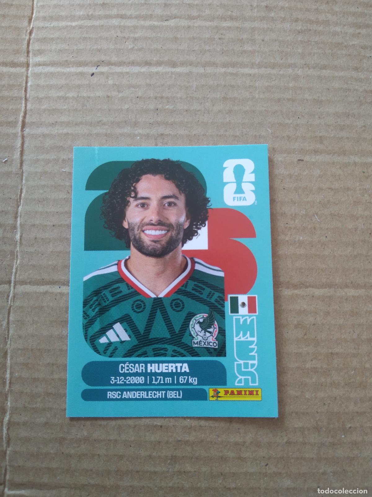 Football Stickers: MEX 20 CESAR HUERTA MEXICO CROMO FUTBOL PANINI MUNDIAL 2026 WORLD CUP COPA DEL MUNDO