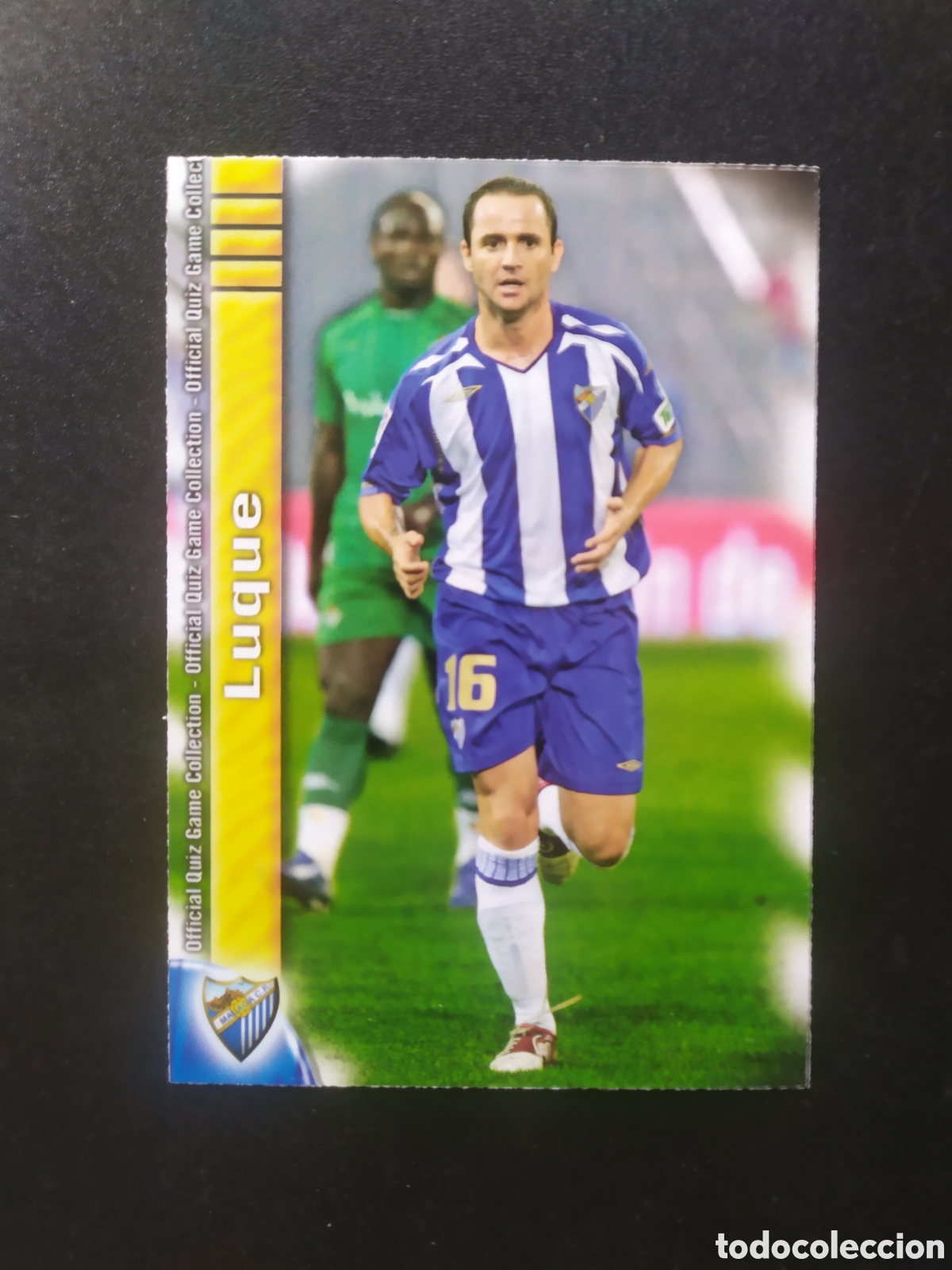 Cartes &agrave; collectionner de Football: Mundicromo fichas Liga 2009 2010 09 10 Luque n&deg; 205 Malaga