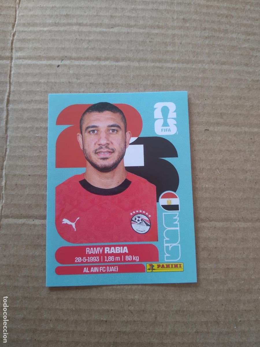Cromos de f&uacute;tbol: EGY 7 RAMY RABIA EGIPTO CROMO FUTBOL PANINI MUNDIAL 2026 WORLD CUP COPA DEL MUNDO
