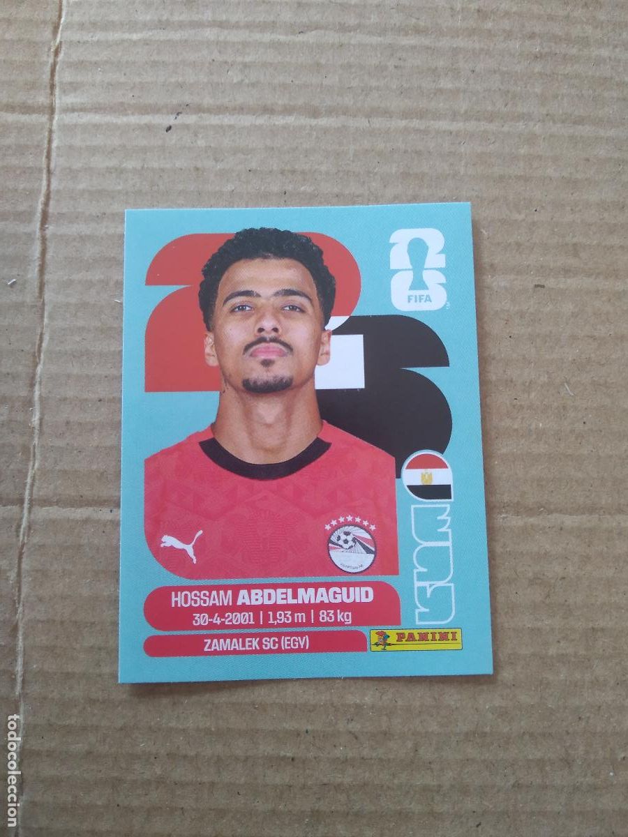 Cromos de f&uacute;tbol: EGY 8 HOSSAM ABDELMAGUID EGIPTO CROMO FUTBOL PANINI MUNDIAL 2026 WORLD CUP COPA DEL MUNDO