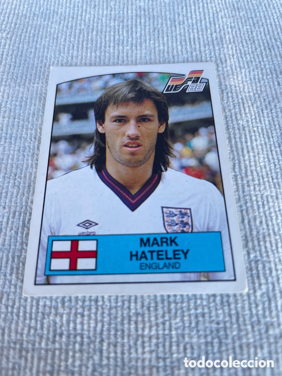 Cromos de f&uacute;tbol: EURO 88 cromo 178 MARK HATELEY Sin Pegar