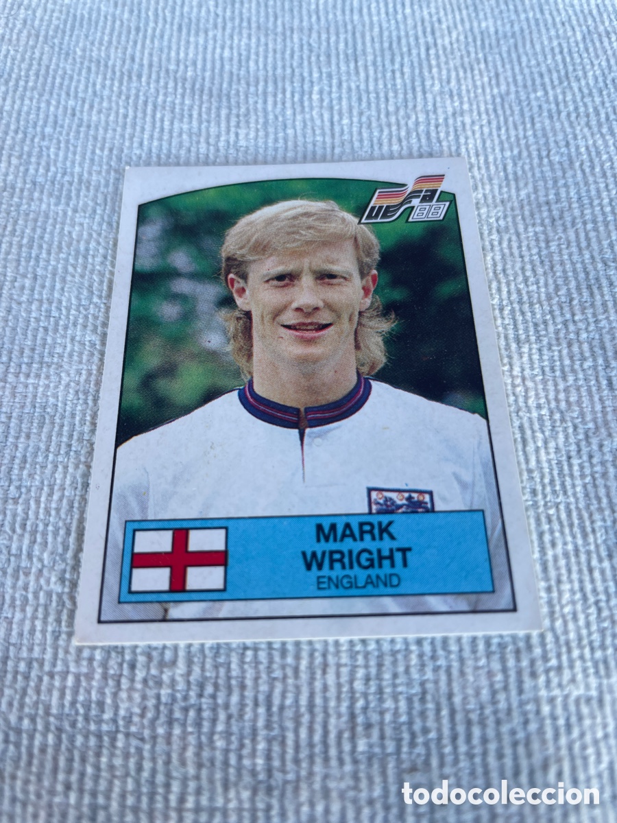Cromos de f&uacute;tbol: EURO 88 cromo 166 MARK WRIGHT Sin Pegar