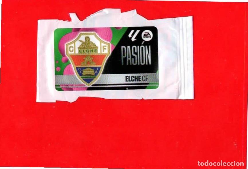 Cromos de f&uacute;tbol: Escudo ELCHE C.F. Pasi&oacute;n - CROMO CHICLE LIGA ESTE 2025-2026 25 26