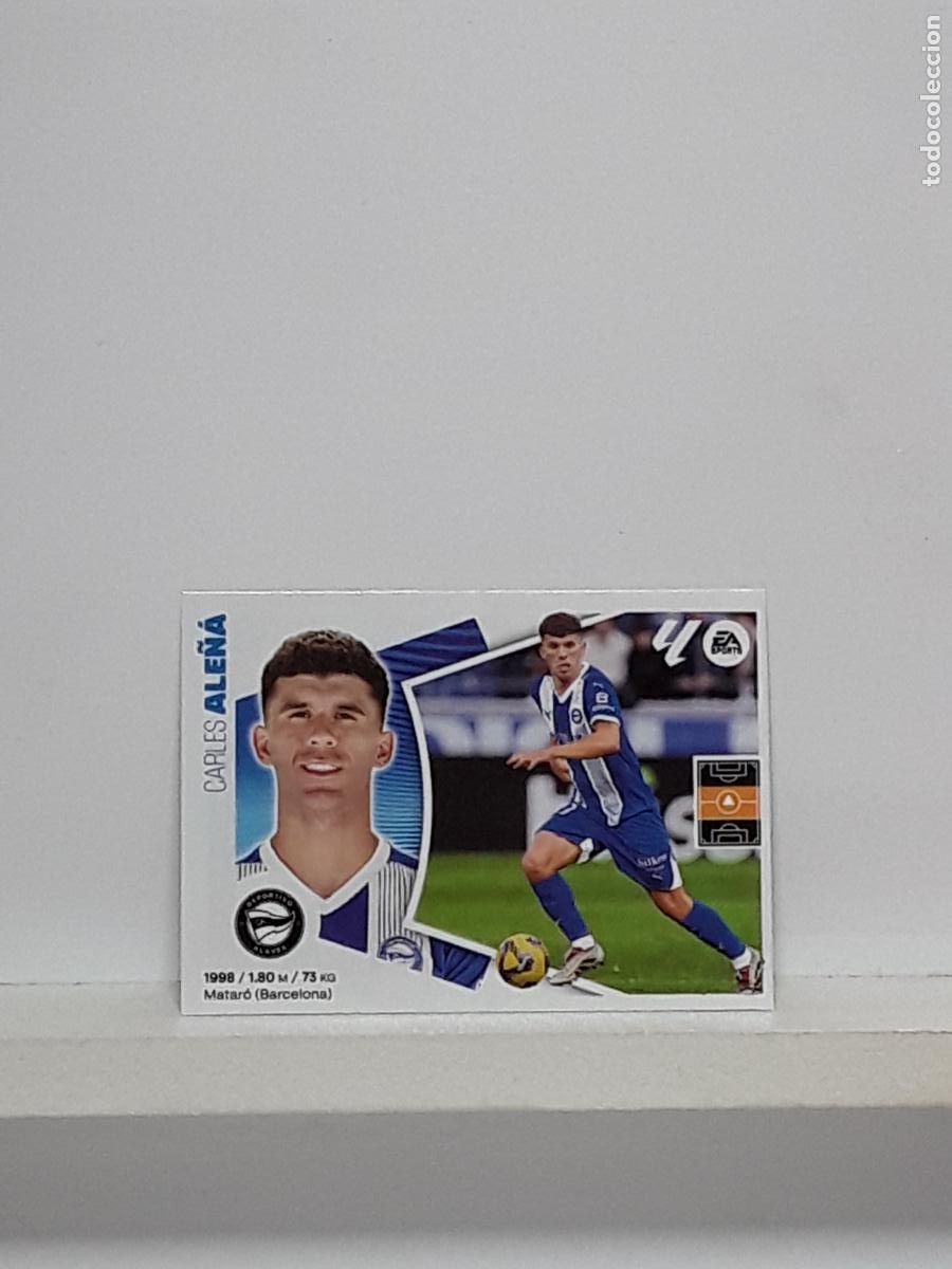 Cromos de f&uacute;tbol: LALIGA ESTE 2024 2025 EA SPORTS 24 25 ALBUM PANINI LIGA N 2 ALAVES MERCADO INVIERNO CARLES ALE&Ntilde;A