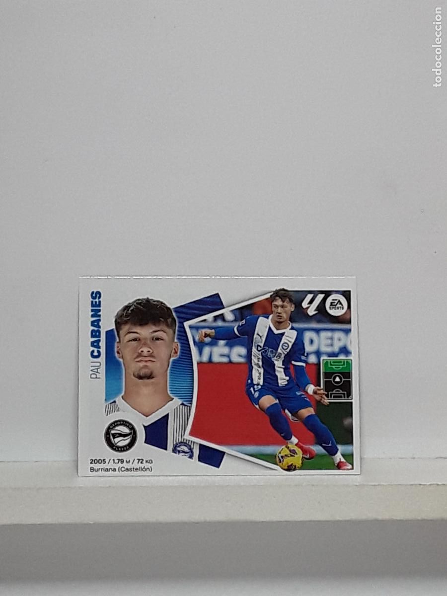 Cromos de f&uacute;tbol: LALIGA ESTE 2024 2025 EA SPORTS 24 25 ALBUM PANINI LIGA N 3 ALAVES MERCADO INVIERNO PAU CABANES