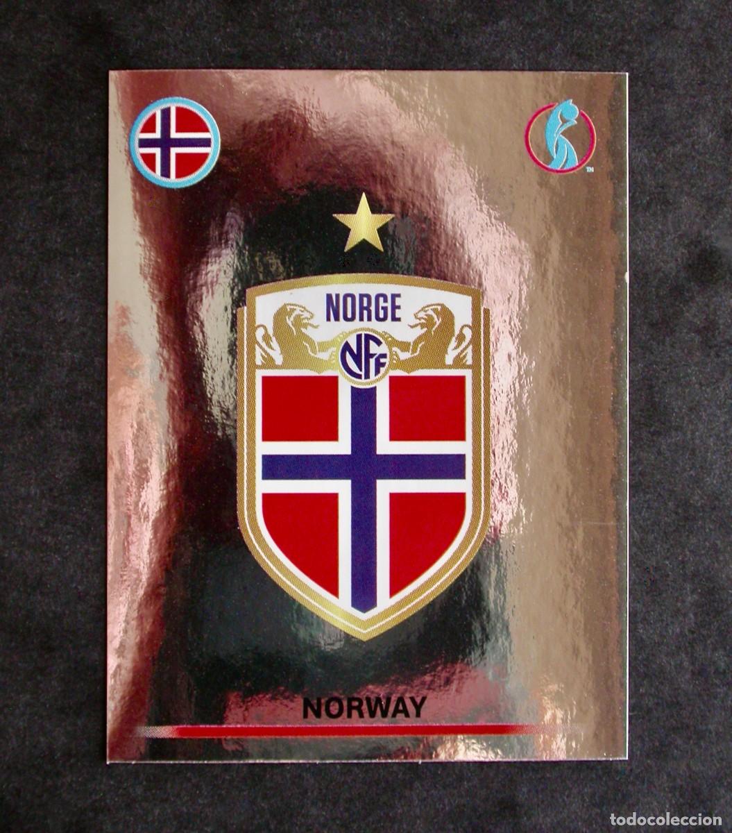 Cromos de f&uacute;tbol: 73 ESCUDO / NORWAY / UEFA EURO WOMEN'S 2022 / ENGLAND / PANINI