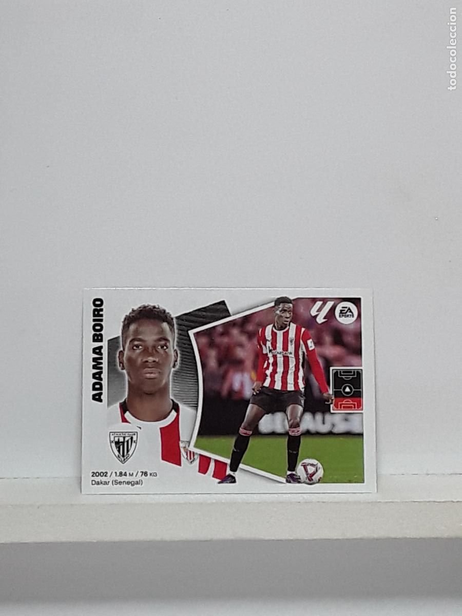 Cromos de f&uacute;tbol: LALIGA ESTE 2024 2025 EA SPORTS 24 25 ALBUM PANINI LIGA N 4 ATHLETIC MERCADO INVIERNO ADAMA BOIRO