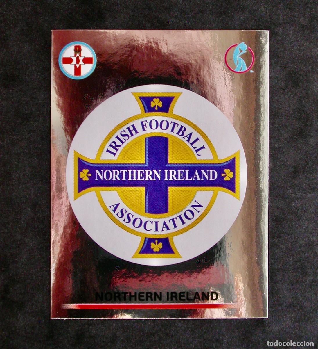 Cromos de f&uacute;tbol: 94 ESCUDO / NORTHERN IRELAND / UEFA EURO WOMEN'S 2022 / ENGLAND / PANINI