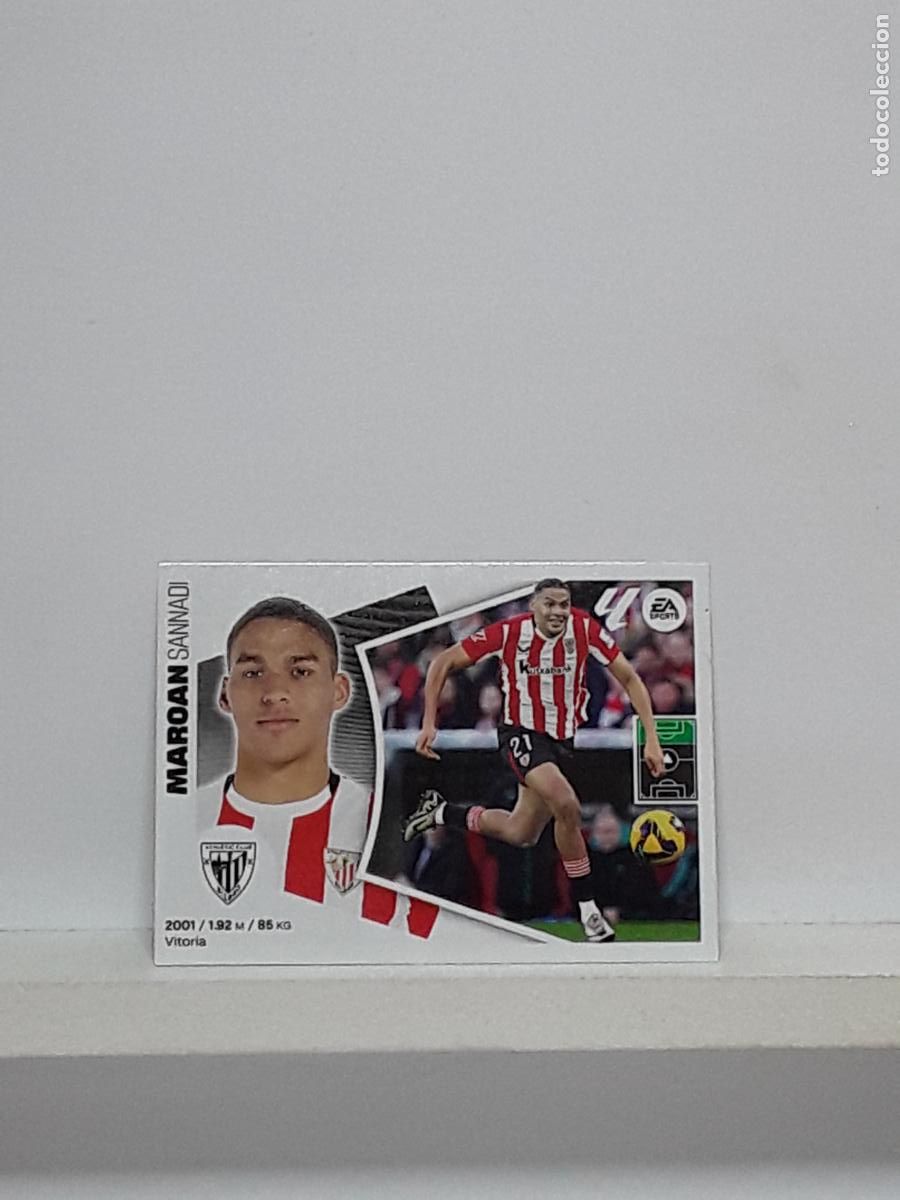 Cromos de f&uacute;tbol: LALIGA ESTE 2024 2025 EA SPORTS 24 25 ALBUM PANINI LIGA N 5 ATHLETIC MERCADO INVIERNO MAROAN SANNADI