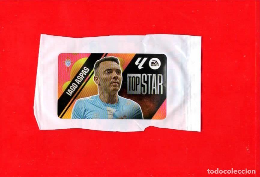 Cromos de f&uacute;tbol: Iago Aspas R.C. CELTA TOP STAR - CROMO CHICLE LIGA ESTE 2025-2026 25 26