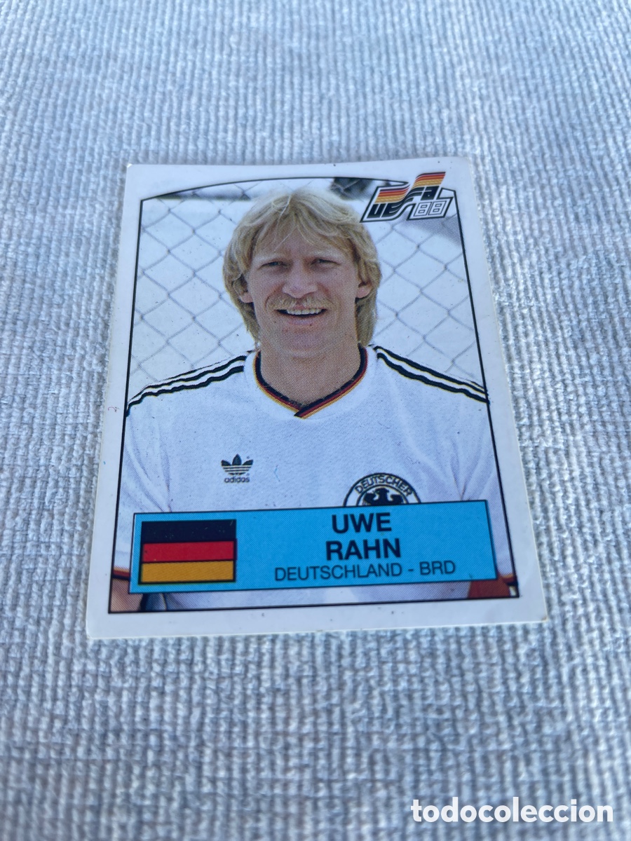Cromos de f&uacute;tbol: EURO 88 cromo 67 UWE RAHN Sin Pegar