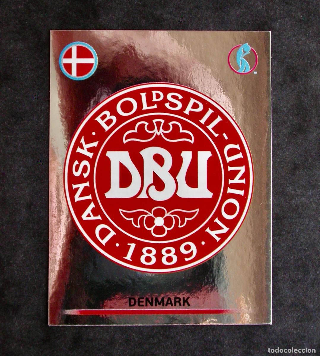 Cromos de f&uacute;tbol: 136 ESCUDO / DENMARK / UEFA EURO WOMEN'S 2022 / ENGLAND / PANINI