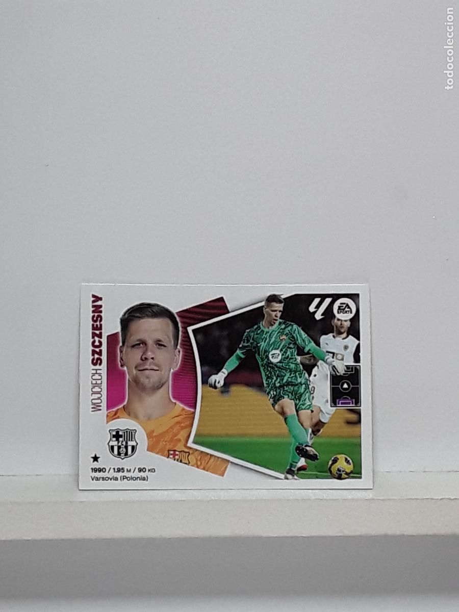 Cromos de f&uacute;tbol: LALIGA ESTE 2024 2025 EA SPORTS 24 25 ALBUM PANINI LIGA N 6 BARCELONA MERCADO INVIERNO SZCZESNY