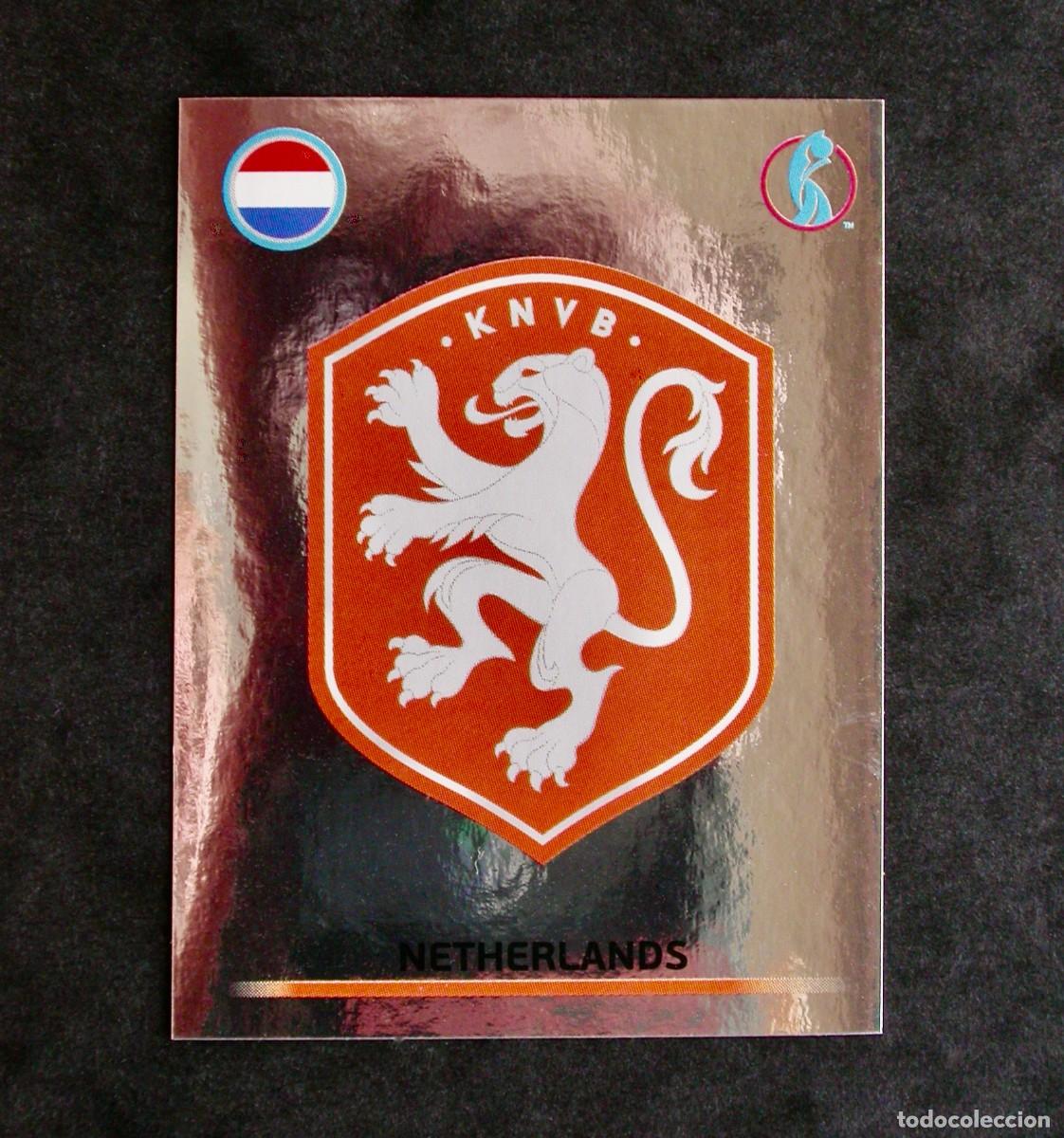 Cromos de f&uacute;tbol: 199 ESCUDO / NETHERLANDS / UEFA EURO WOMEN'S 2022 / ENGLAND / PANINI
