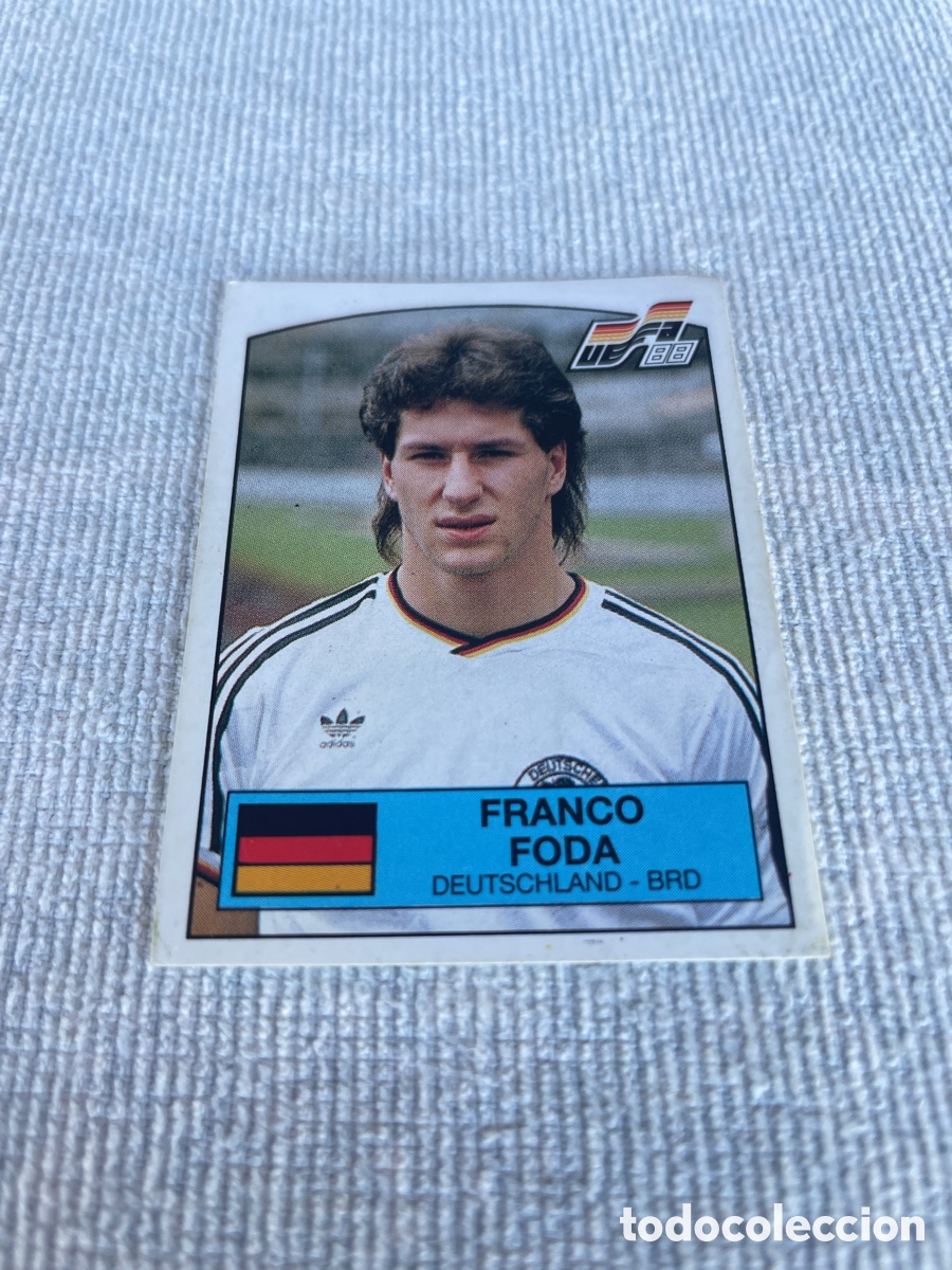 Cromos de f&uacute;tbol: EURO 88 cromo 57 FRANCO FODA Sin Pegar