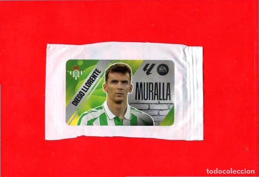 Cromos de f&uacute;tbol: Diego Llorente REAL BETIS MURALLA - CROMO CHICLE LIGA ESTE 2025-2026 25 26