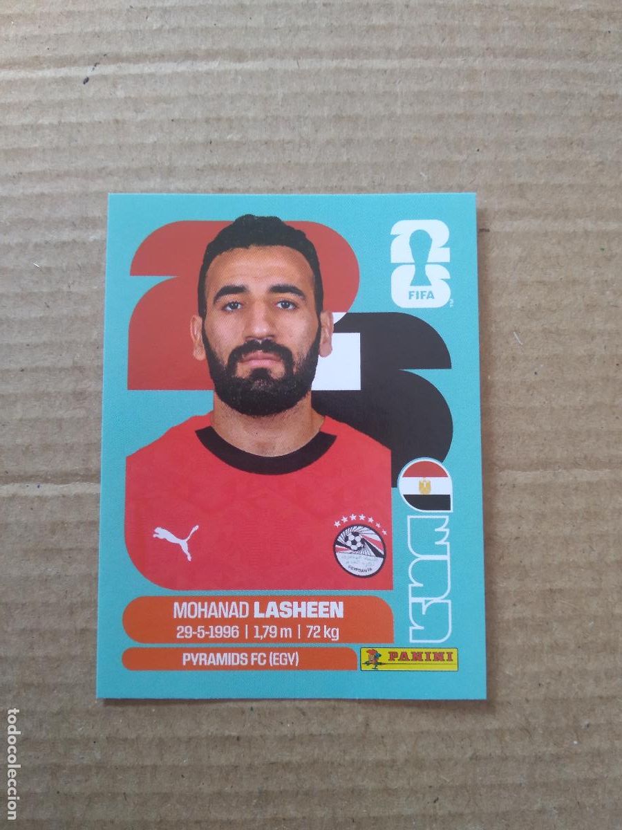 Cromos de f&uacute;tbol: EGY 14 MOHANAD LASHEEN EGIPTO CROMO FUTBOL PANINI MUNDIAL 2026 WORLD CUP COPA DEL MUNDO
