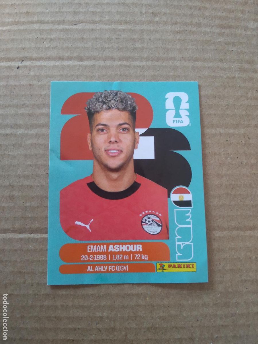 Cromos de f&uacute;tbol: EGY 15 EMAM ASHOUR EGIPTO CROMO FUTBOL PANINI MUNDIAL 2026 WORLD CUP COPA DEL MUNDO