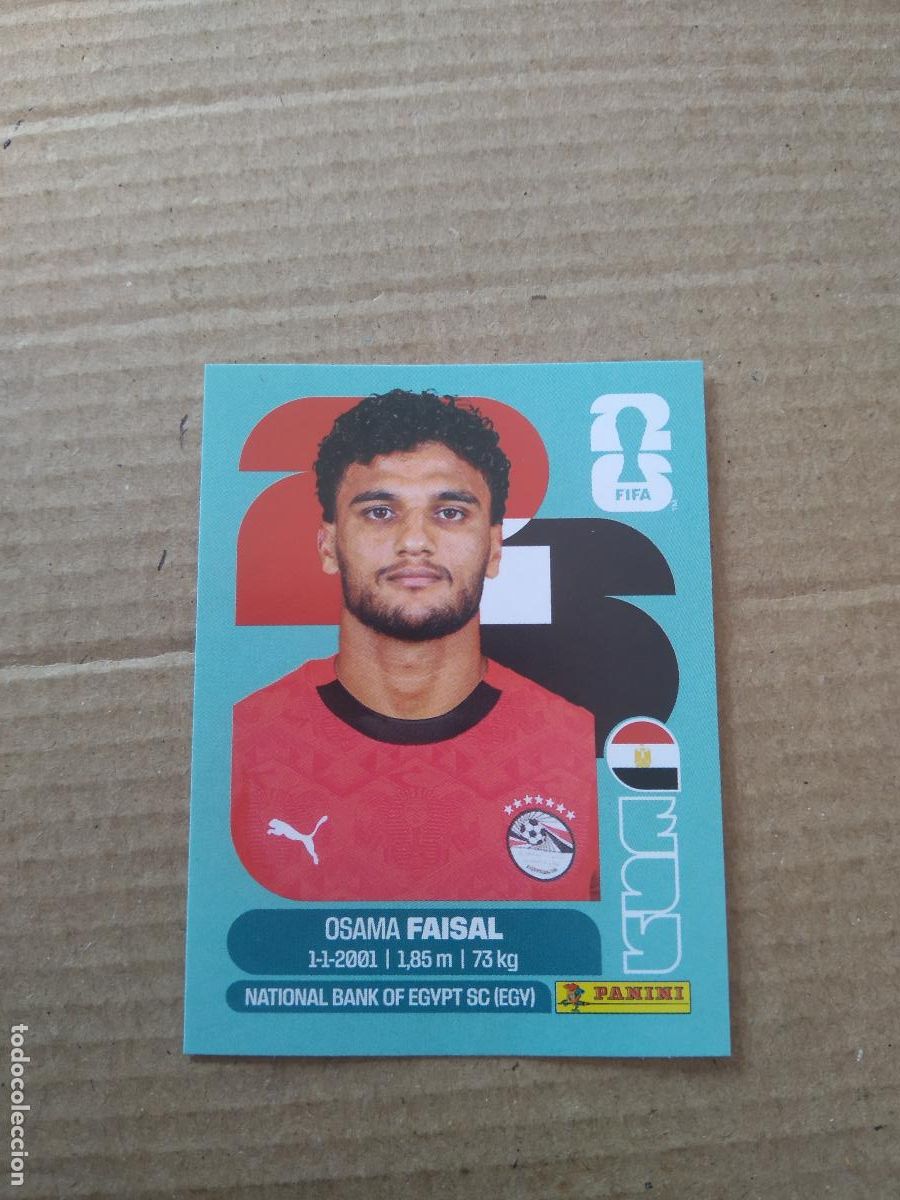 Cromos de f&uacute;tbol: EGY 16 OSAMA FAISAL EGIPTO CROMO FUTBOL PANINI MUNDIAL 2026 WORLD CUP COPA DEL MUNDO