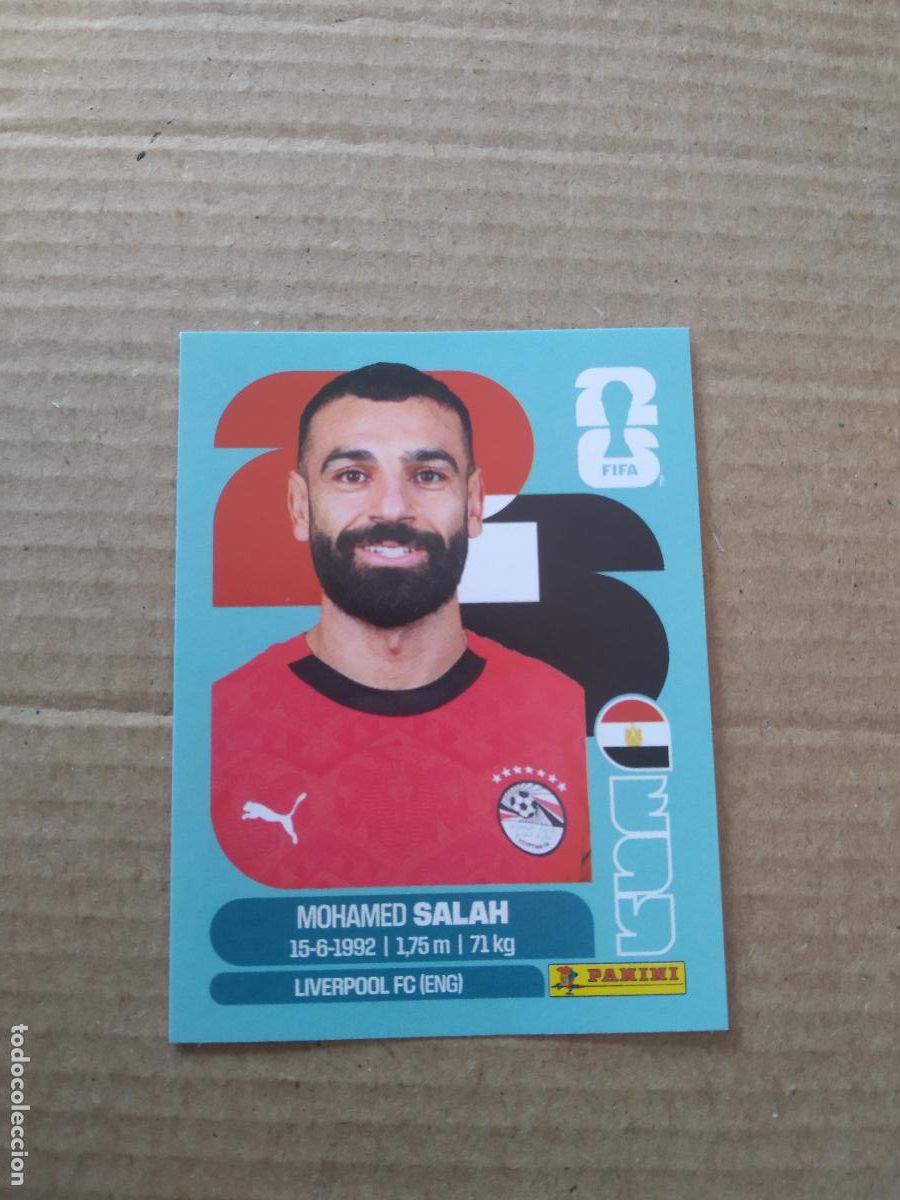 Cromos de f&uacute;tbol: EGY 17 MOHAMED SALAH EGIPTO CROMO FUTBOL PANINI MUNDIAL 2026 WORLD CUP COPA DEL MUNDO